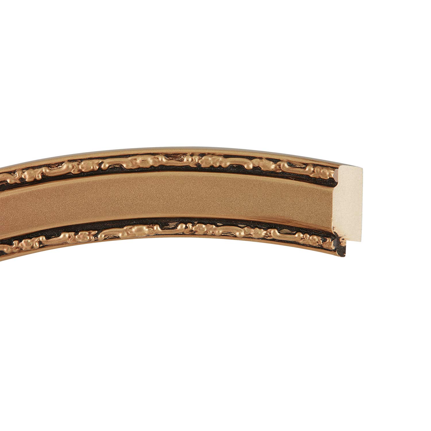 Monticello Style Gold Rectangle Beveled Wall Mirror - 28x34 Inches - Elegant Home Decor for Living Room, Bedroom & Entryway