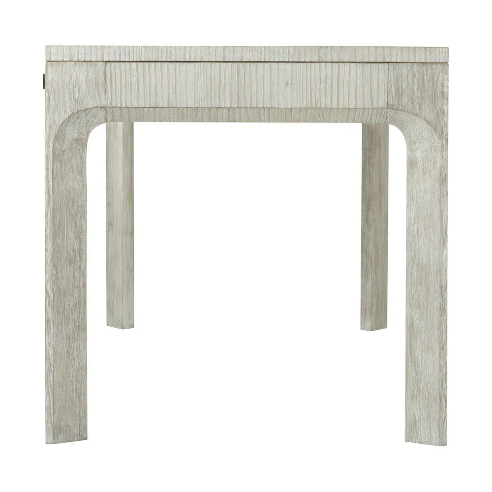 Breeze Desk in Seasalt White Finish - Modern Home Office Desk for Small Spaces, Work from Home & Study - Perfect for Apartments, Dorm Rooms & Cozy Workspaces
