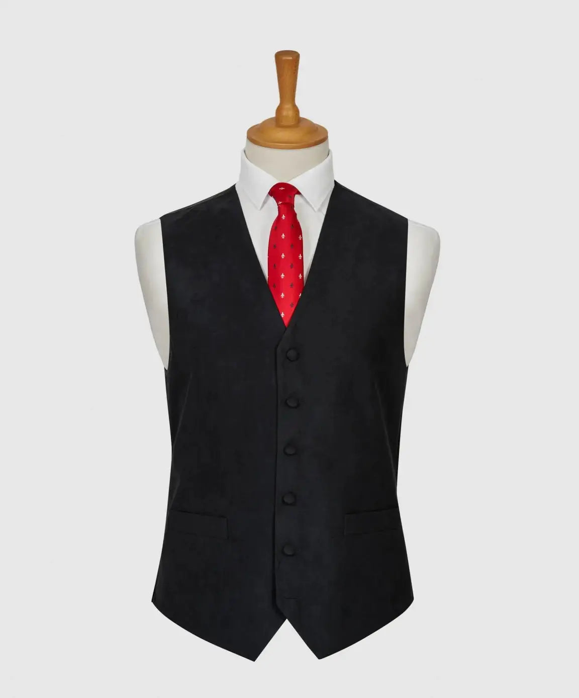 L A Smith Navy Suede Look Waistcoat Vest for Men - Stylish Formal & Casual Wear | Perfect for Weddings, Office & Night Out