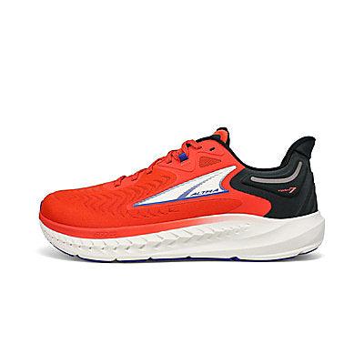 Men's Torin 7 Running Shoes - Black & Red Colorway | Lightweight Cushioned Sneakers for Road Running, Jogging & Gym Workouts