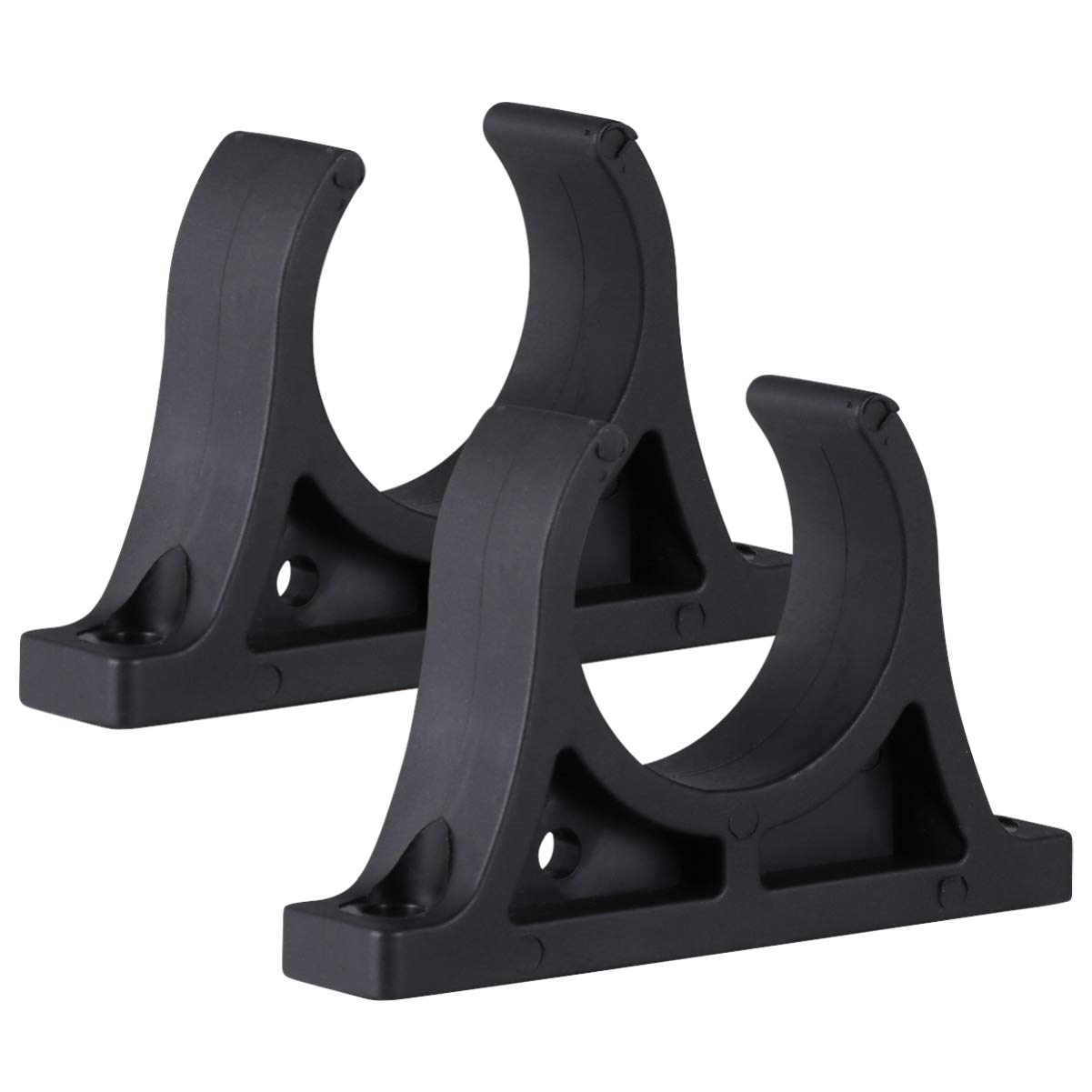 BESPORTBLE Kayak Paddle Holder - 2PCS Plastic Paddle Clips with Fixed Buckle & 4 Screws for Canoes, Boats | Secure Storage Solution for Water Sports & Outdoor Adventures