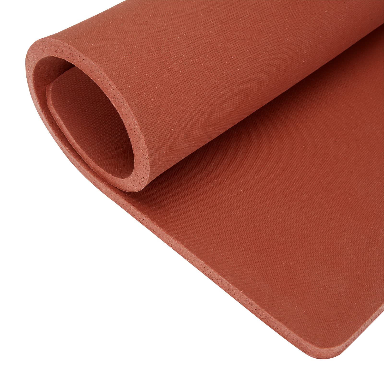 QTLCOHD 15x15 Inch Silicone Heat Press Pad Mat - 0.3 Inch Thickest Red Easy Press Mat Replacement for Heat Press Machine - Perfect for T-Shirt, Mug & Hat Heat Transfer Projects