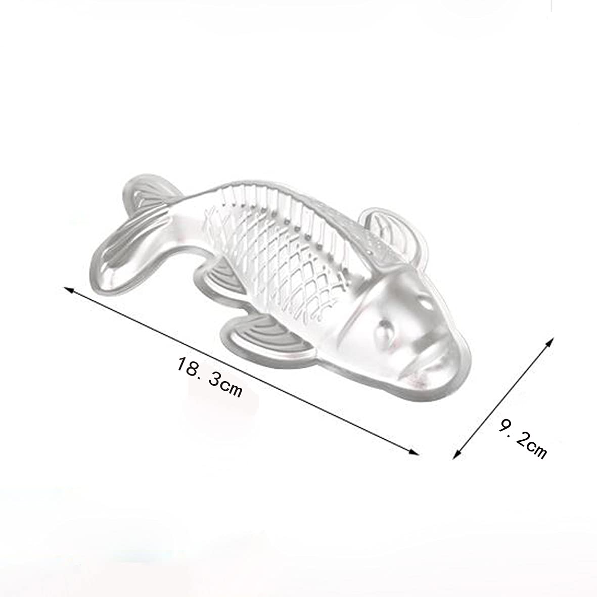 Premium 3D Aluminum Alloy Fish Cake Mold (7 Inch) - Professional Fondant & Baking Tool for Carp-Shaped Cakes, Perfect for Birthday Parties, Wedding Decorations & Baking Enthusiasts