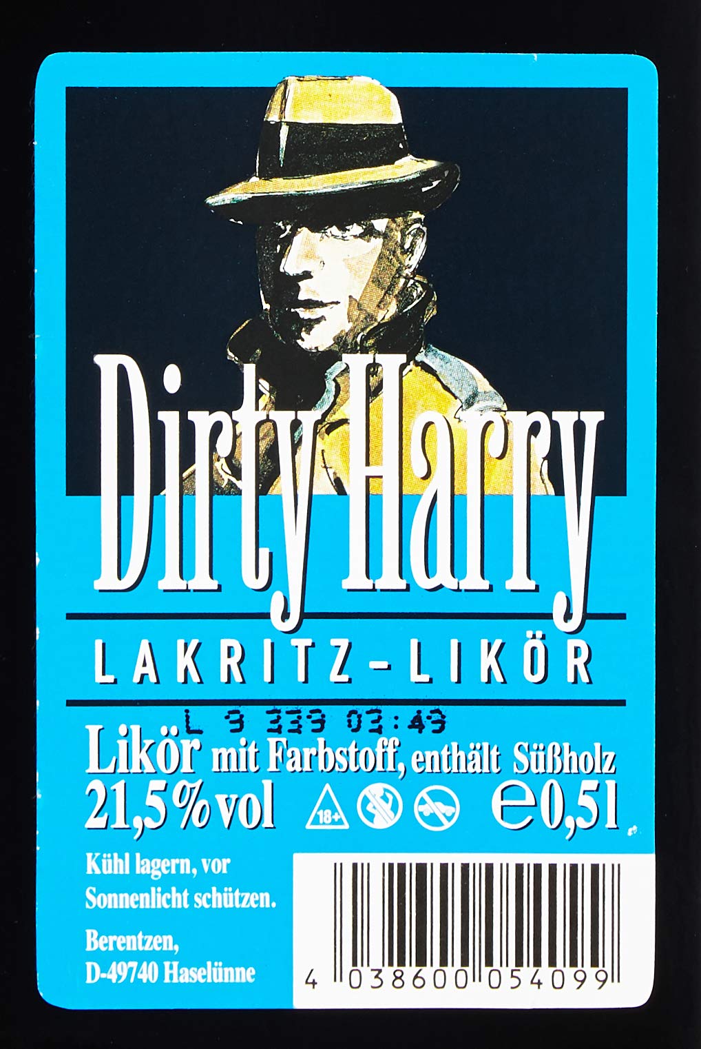 Dirty Mary & Dirty Harry Licorice Liqueur Set - 3 Bottles (2x 0.5L Dirty Harry + 1x 0.5L Dirty Mary) 21.5% ABV - Perfect for Cocktails, Parties & Gifts