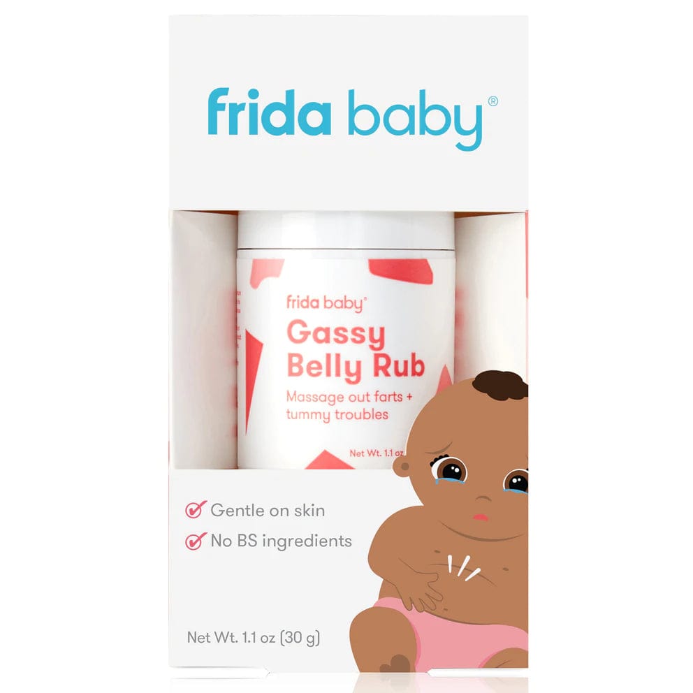 Fridababy Gas Relief for Babies - Natural Belly Rub for Colic, Constipation & Tummy Discomfort - Soothe Infant Gas Pains at Home or On-the-Go