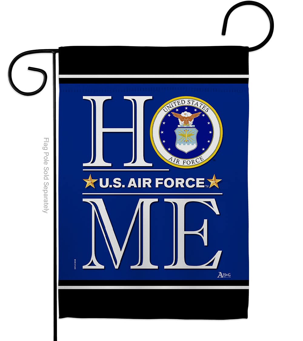 Americana Home & Garden G142631-BO 13x18.5 Inch US Air Force Double-Sided Vertical Flag - Patriotic Armed Forces Decorative Banner for Yard, Garden & Home Decor - Perfect for Military Appreciation, Veterans Day & Patriotic Holidays