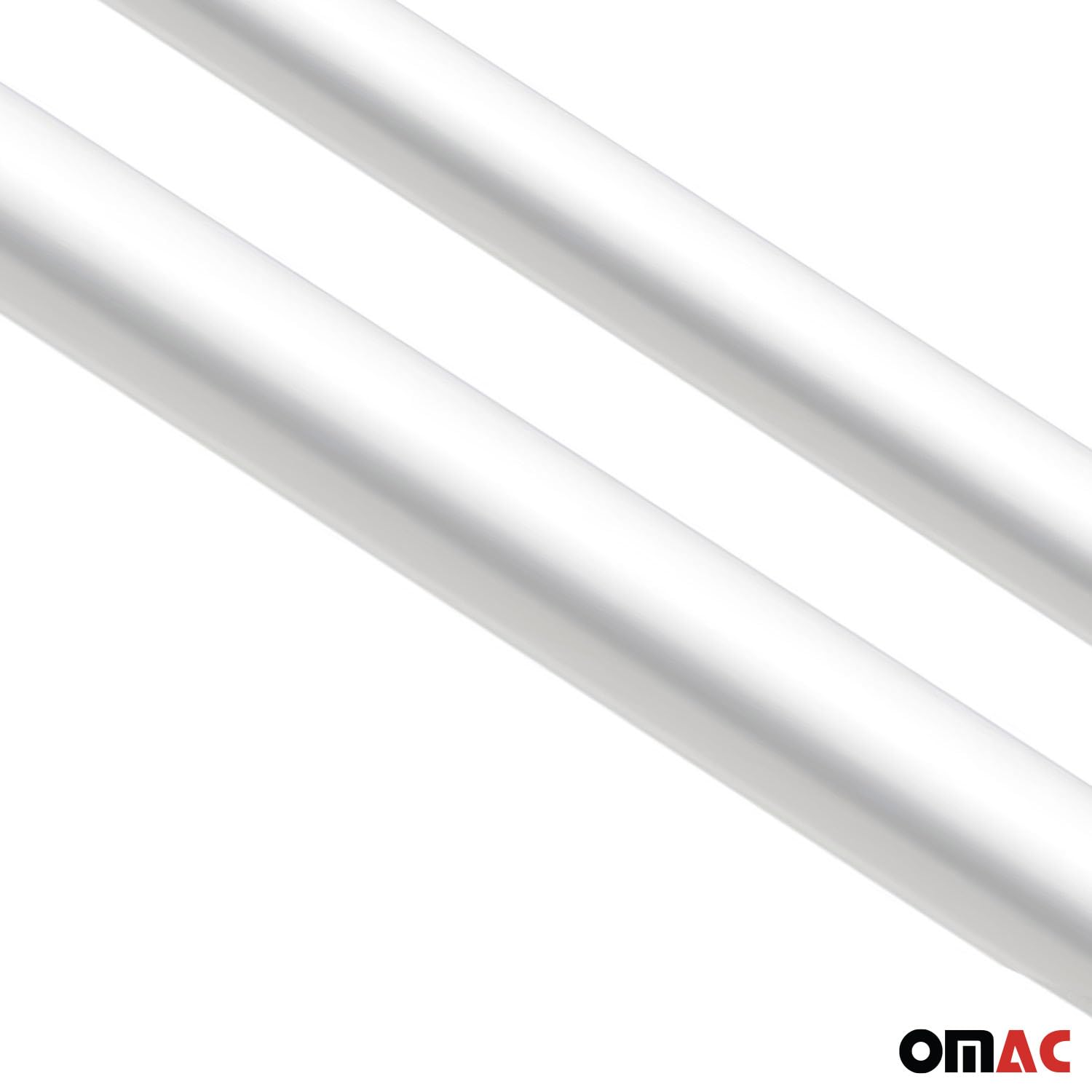 OMAC Gray Aluminum Roof Rack Side Rails for Land Rover Range Rover Sport 2006-2009 - 2 Piece Set | Durable Cargo Carrier for Outdoor Adventures, Camping & Road Trips