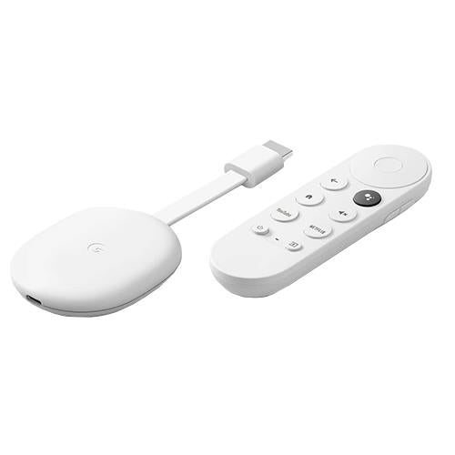 Google Chromecast with Google TV (4K Streaming Device) - Snow White (GA01919-CA) | Watch Movies, Shows & Stream Content on Your TV | Home Entertainment & Smart TV Upgrade