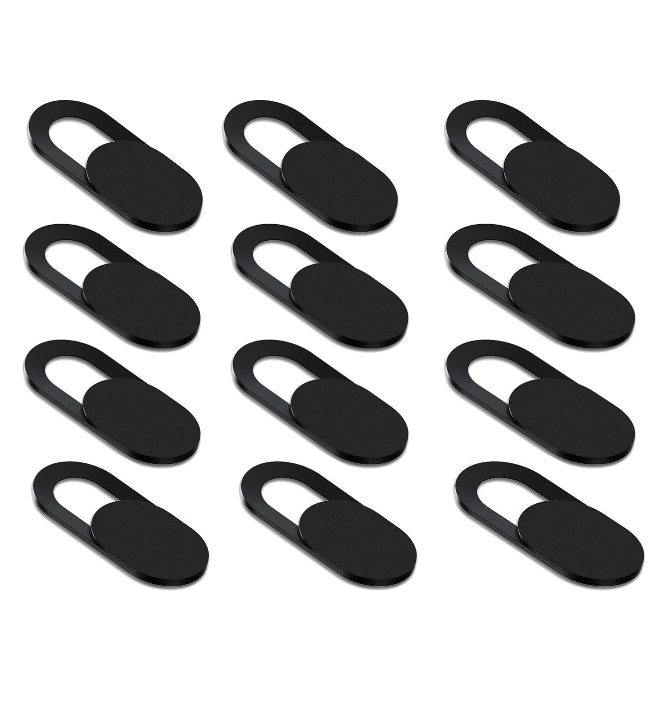 12 Pack Webcam Cover Slide - Ultra Thin Privacy Protector for Laptop, PC, Mac - Home & Office Use