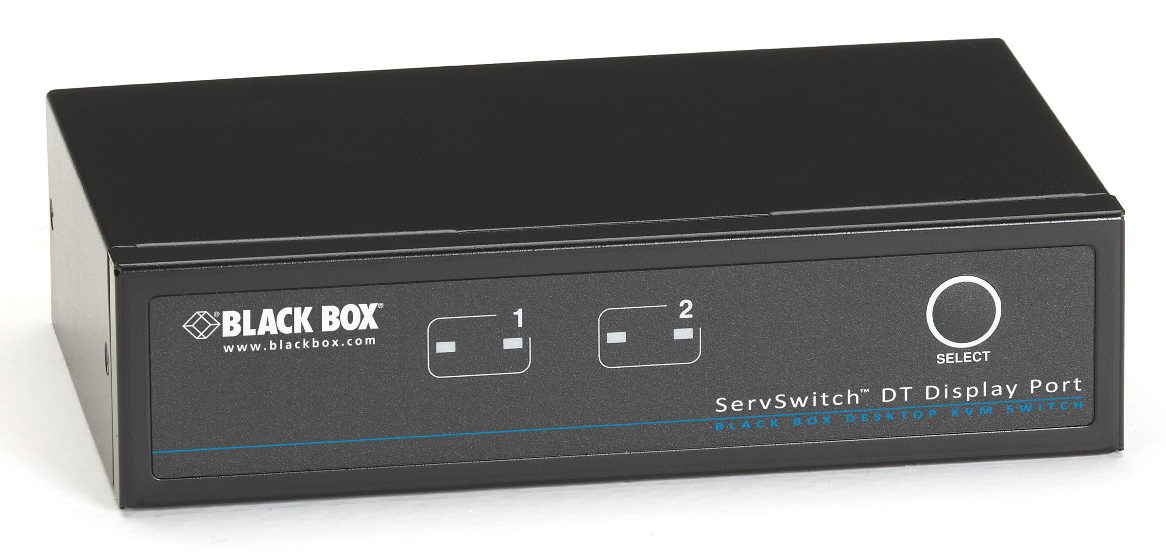 2-Port DisplayPort KVM Switch with USB & Audio for Dual PC Setup