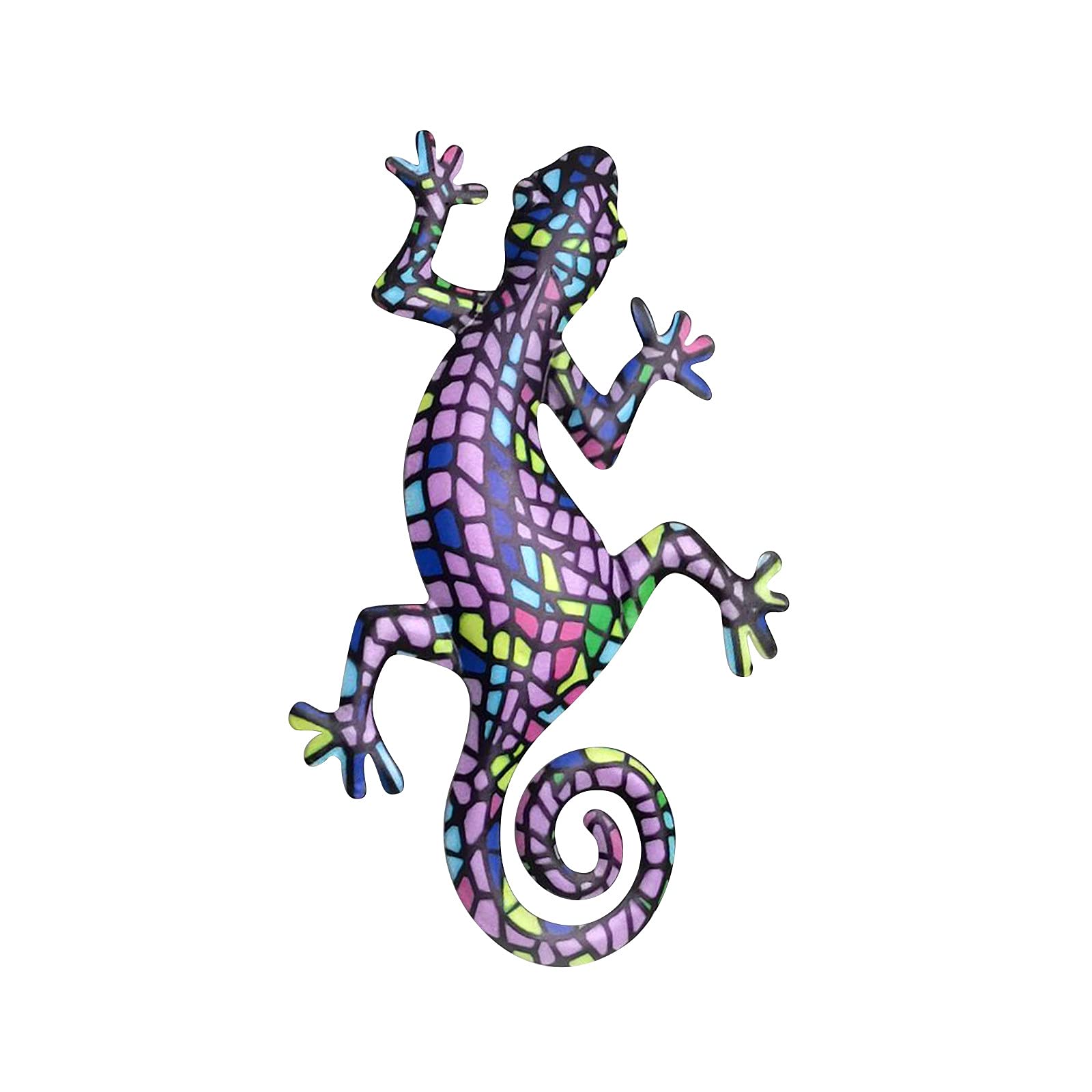 3#UU Garden House Lizard Art - Outdoor Metal Animal Decoration for Garden & Backyard - Unique Gift Idea for Nature Lovers - Perfect for Patio, Lawn Decor and Reptile Enthusiasts