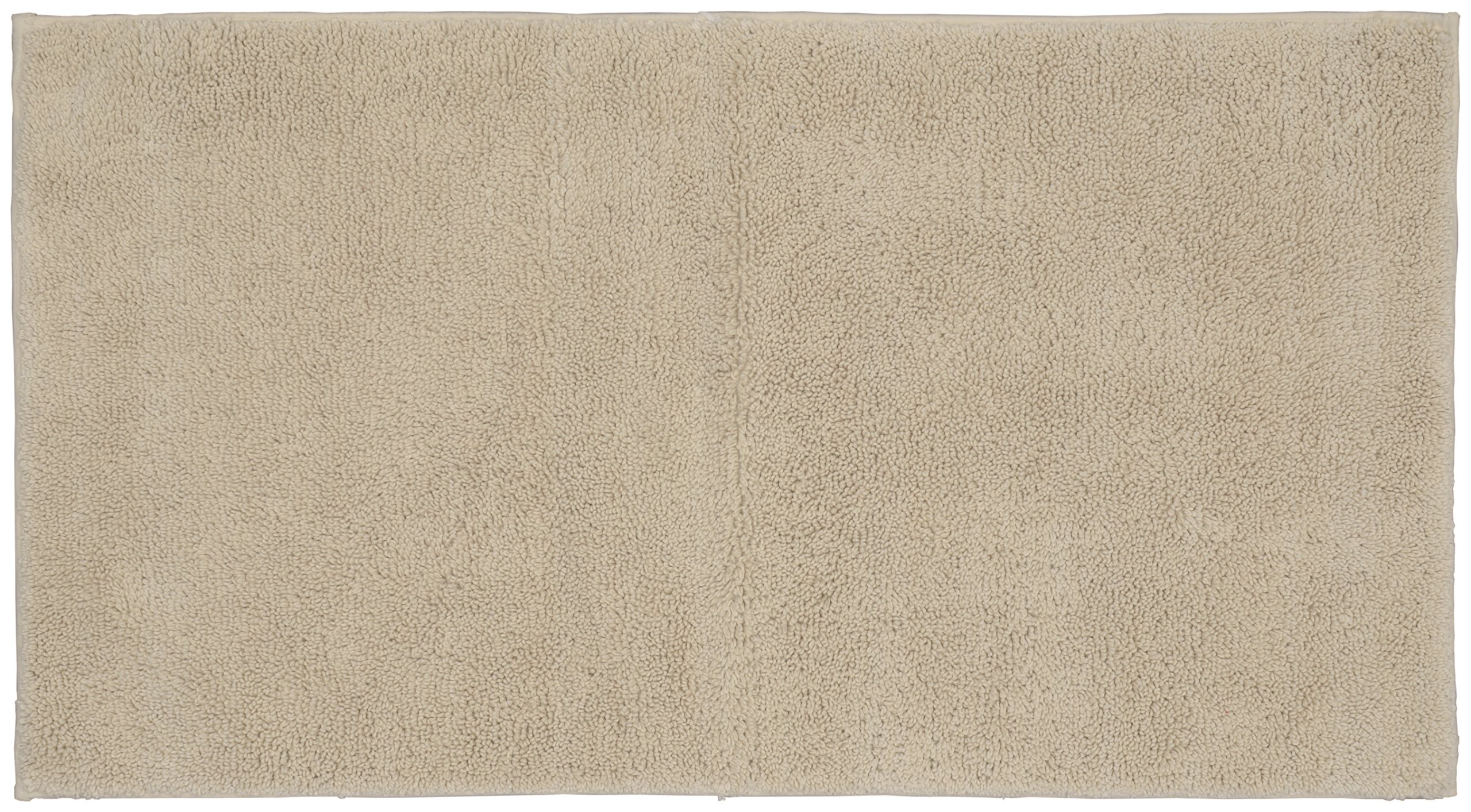 Garland Rug Queen Cotton Washable Rug 24x40 Inches - Natural Color Soft Machine Washable Cotton Rug for Bedroom, Living Room, Kitchen & Dorm Decor
