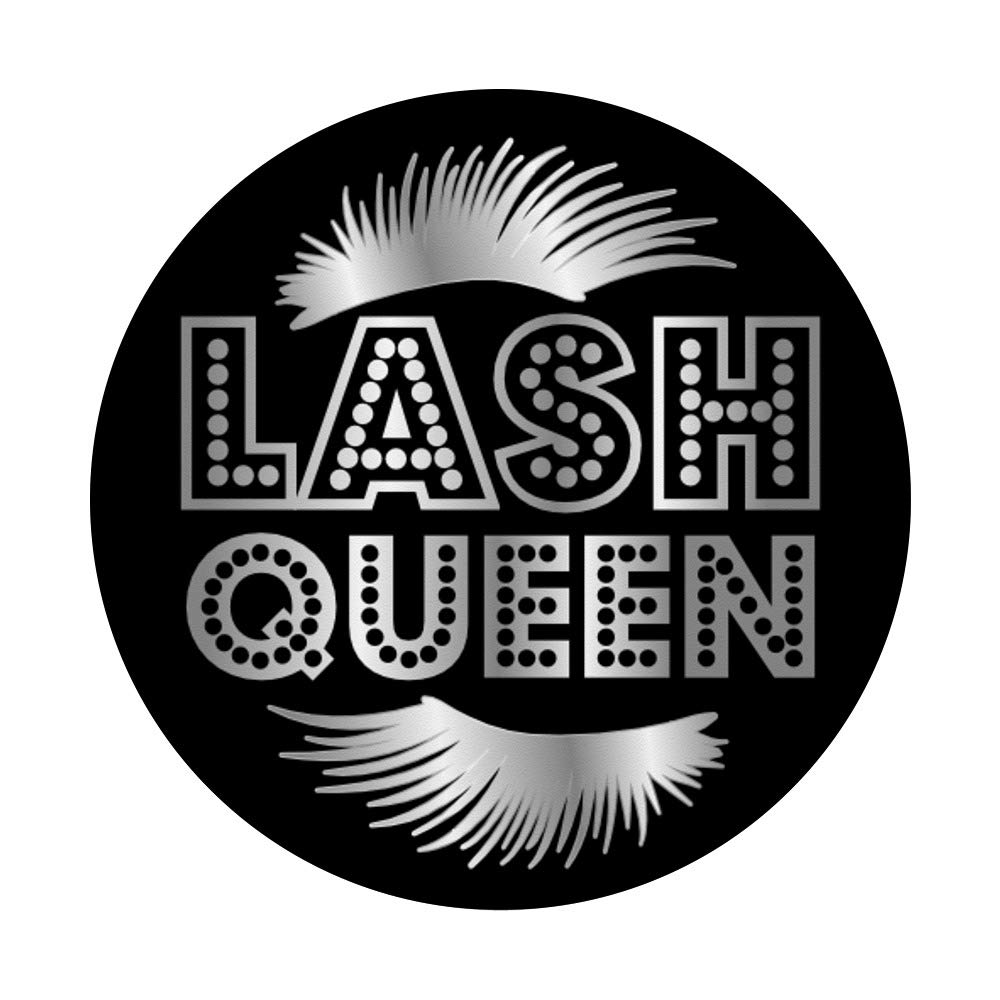 Lash Queen PopSockets Phone Grip & Stand - Perfect Gift for Makeup Lovers | Compatible with iPhone, Samsung & Tablets for Secure Grip & Hands-Free Viewing