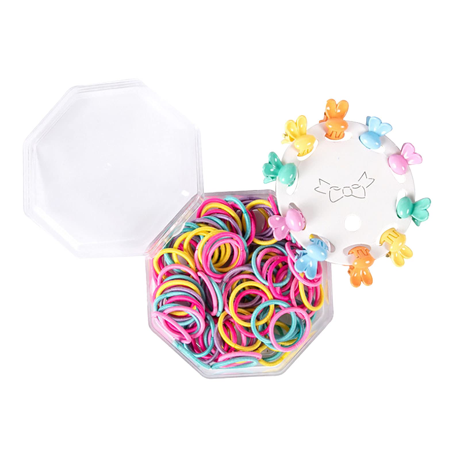 100-Piece Girls Hair Accessories Set - Colorful Hair Clips, Headbands & 10-Piece Silver Jewelry Set for Women & Teens - Perfect for Parties, School & Everyday Wear
