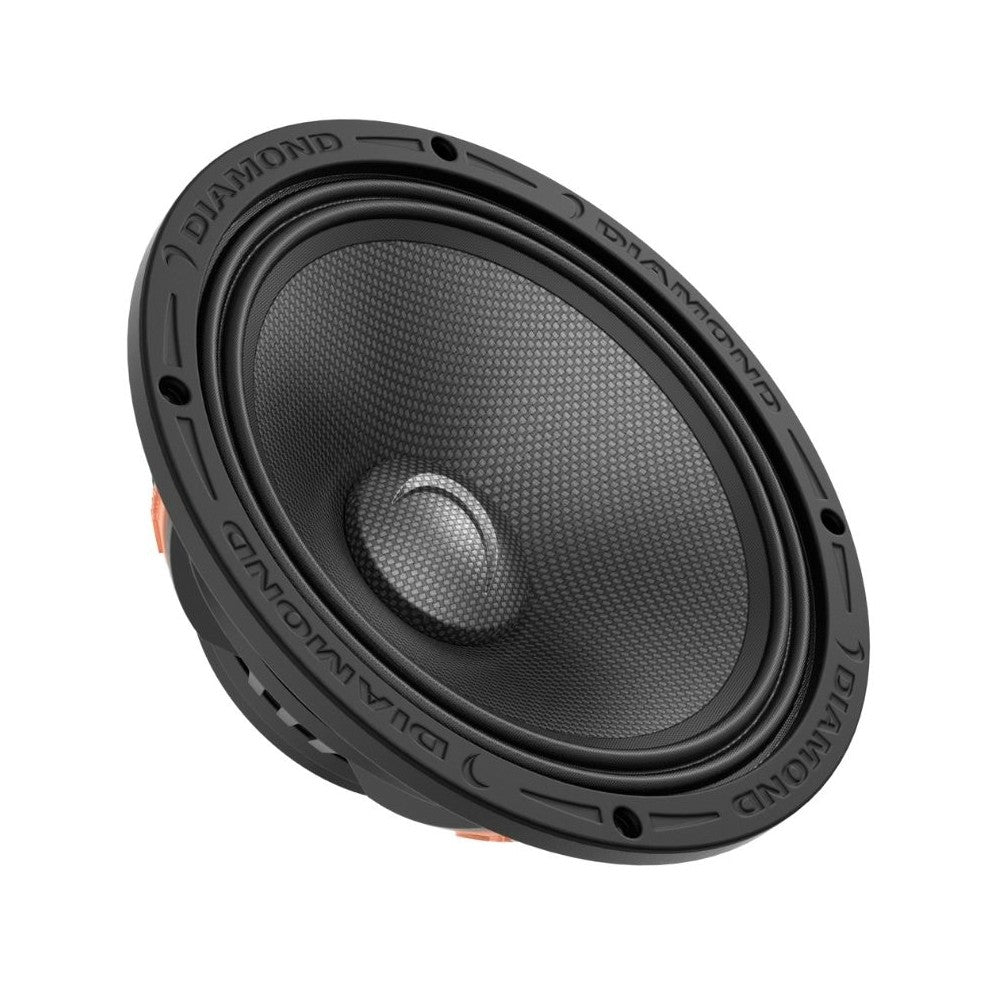 Diamond Audio MS8NEO 1400W Peak 700W RMS 8-Inch Midrange Coaxial Car Speakers - Perfect for Car Audio Upgrades, Marine & Off-Road Vehicle Sound Systems