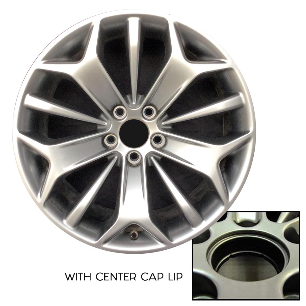 19 Inch Ford Taurus Rim ALY03925 Silver OEM Wheel DG131007CA - Compatible with 2015-2017 Models, Perfect for Replacement & Custom Upgrades