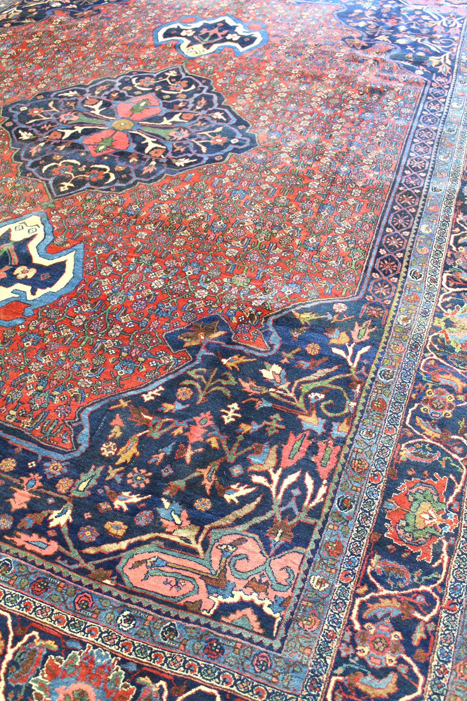 Vintage Bijar Handwoven Tribal Rug JF8316 - Authentic Persian Tribal Design for Boho Home Decor, Living Room, Bedroom & Office