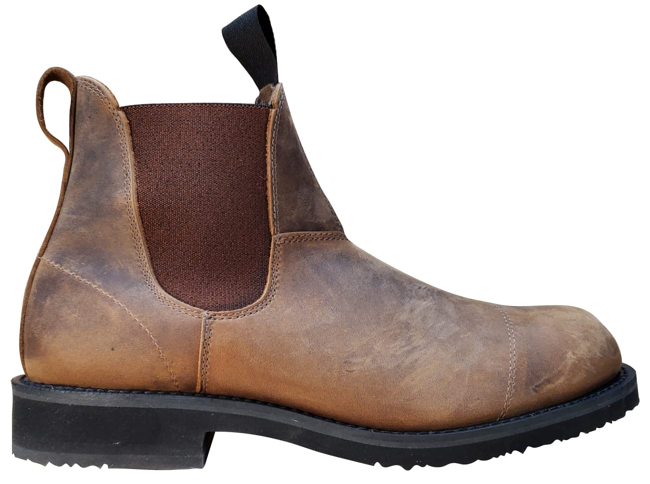 Canada West Men's Romeos Boots - Durable Leather Work Boots for Men - Comfortable Slip-On Design - Perfect for Construction, Farming & Outdoor Work