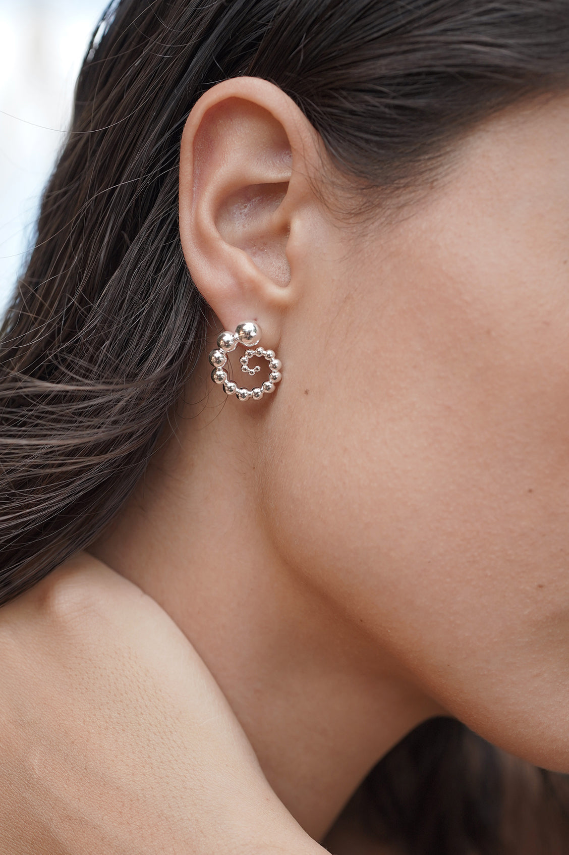 Exquisite Beaded Swirl Earrings for Women - Handmade Boho Dangle Earrings - Perfect for Parties, Weddings & Everyday Wear