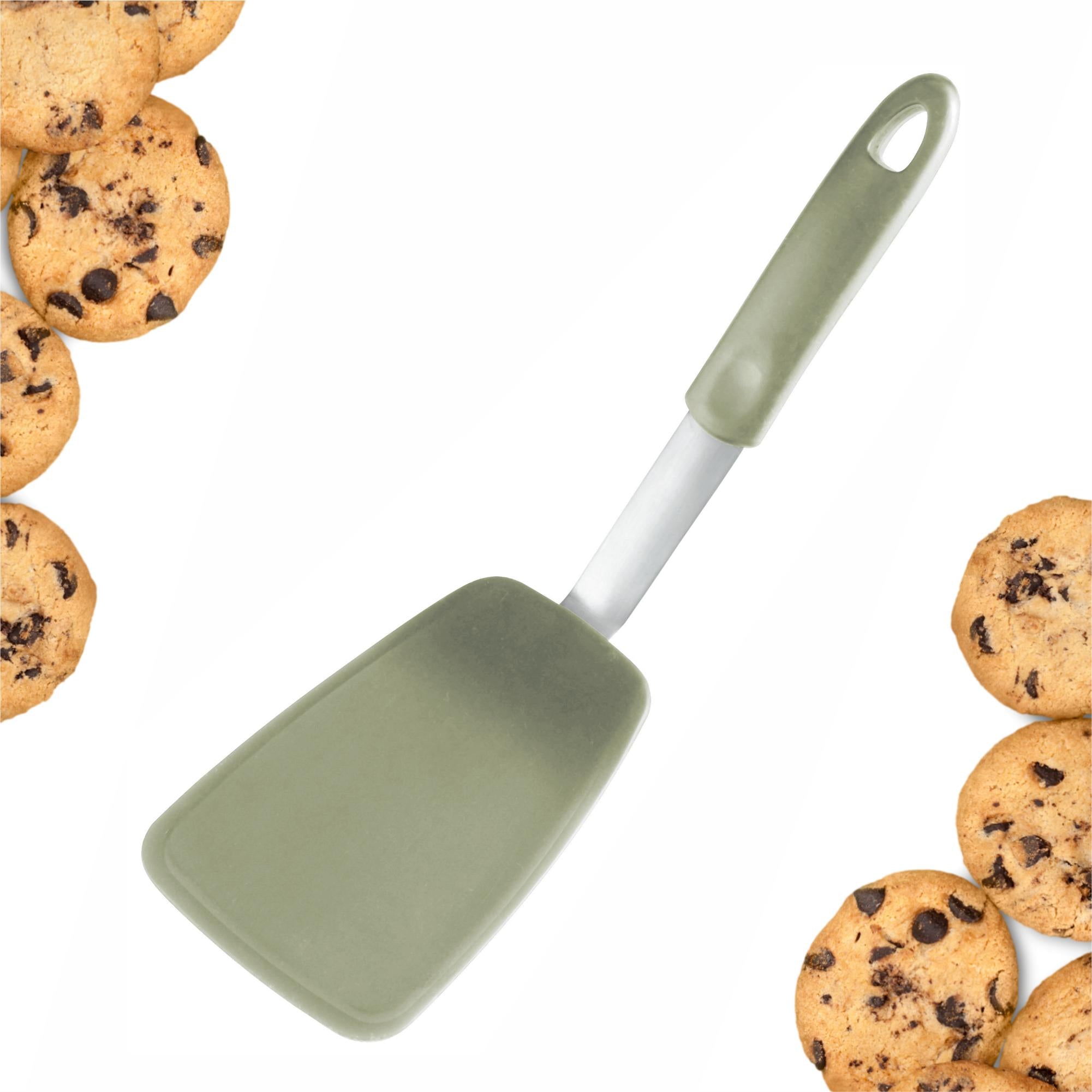 Flex & Flip Large Silicone Turner Spatula - Heat Resistant, Non-Stick Cooking Utensil for Flipping Pancakes, Eggs & Burgers - Perfect for Grilling, Baking & Kitchen Use