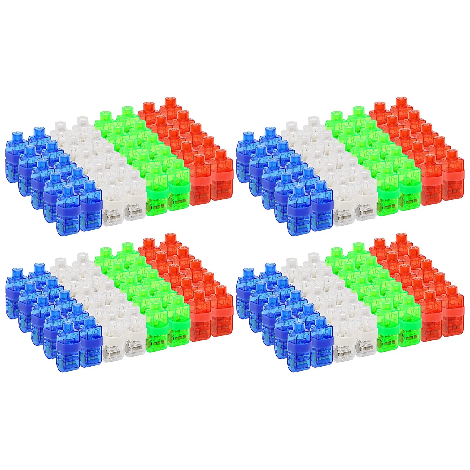 LED Finger Lights for Kids and Adults - 12 Pack Colorful Party Favors for Birthday, Halloween, Christmas, New Year - Glow in The Dark Party Supplies for Bars, KTV, Disco, Concerts & Night Events - Perfect for Dance Performances, Rave Parties and Light Art Shows
