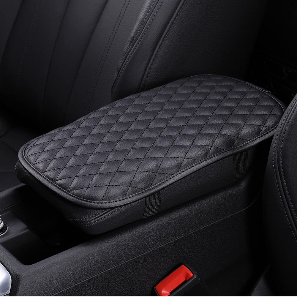 DKIIGAME Universal Waterproof Car Center Console Cover - Black Armrest Protector for Vehicles | Perfect for Road Trips, Commuting & Daily Driving Protection