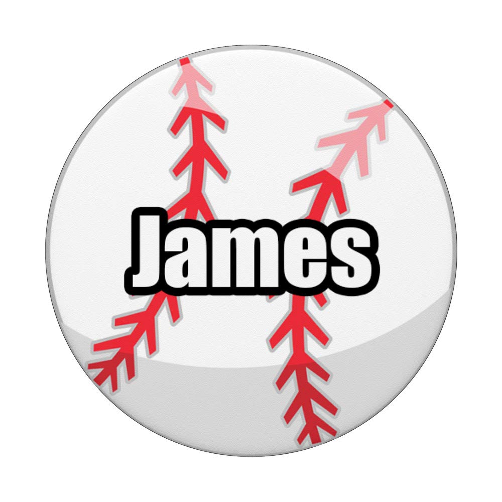 Custom Baseball Design Phone Stand - Personalized Name Engraved Holder for iPhone & Android - Perfect for Desk, Car, and Home Use