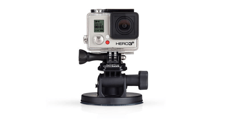 GoPro Suction Cup Mount - Heavy Duty Adhesive Base for Action Cameras, Drones & Sports - Secure Attachment for Cars, Motorcycles, Helmets & Smooth Surfaces - Perfect for Vlogging, Racing & Outdoor Adventures