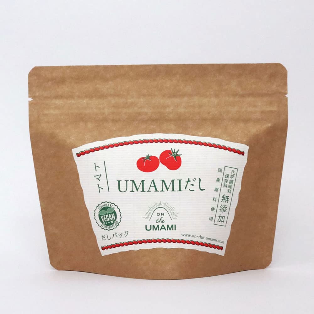 Premium Japanese Dashi Packet - Tomato Dashi Broth Soup Stock | Vegan, MSG-Free | 7g x 5 Pack | Authentic Umami Flavor | Perfect for Ramen, Miso Soup & Vegan Cooking