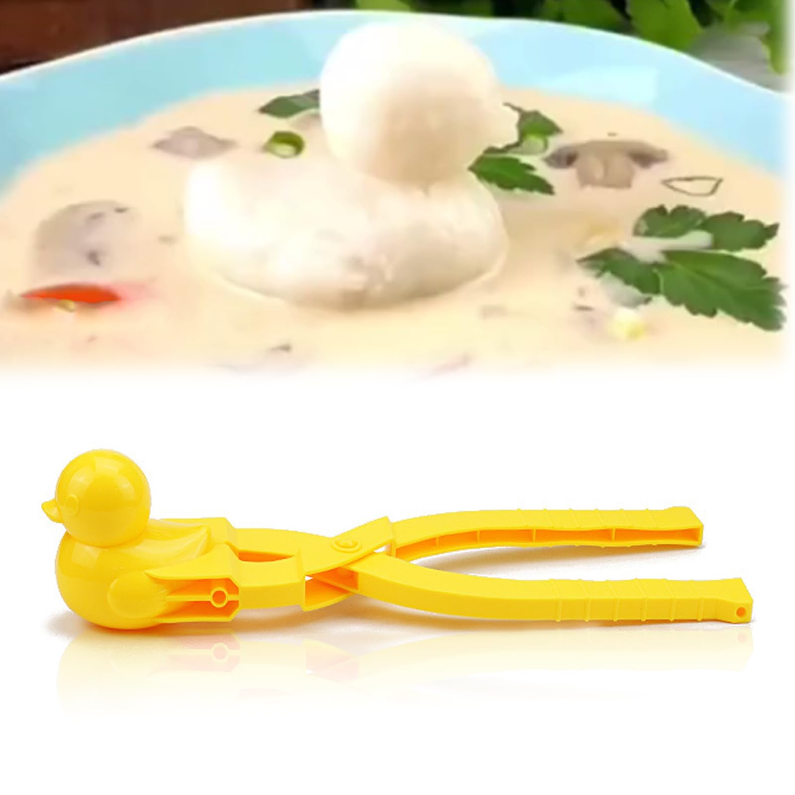Duck Rice Mold - Rice Ball & Sushi Maker for Kids & Adults | Onigiri Shaper, Duckies Rice Shaper Mold | Perfect for Bento Boxes, Lunch Prep & Fun Family Cooking (1pc)