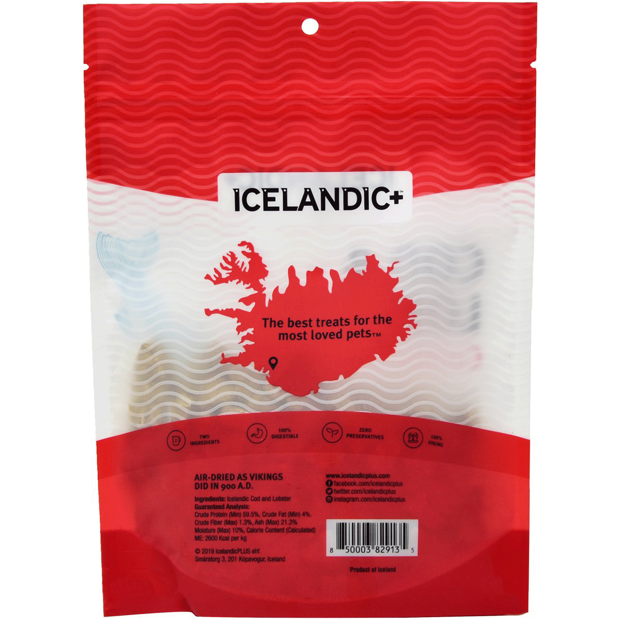 Premium Icelandic Lobster & Cod Combo Bites - All-Natural Dog Treats for Training & Rewards - Perfect for Small, Medium & Large Breeds