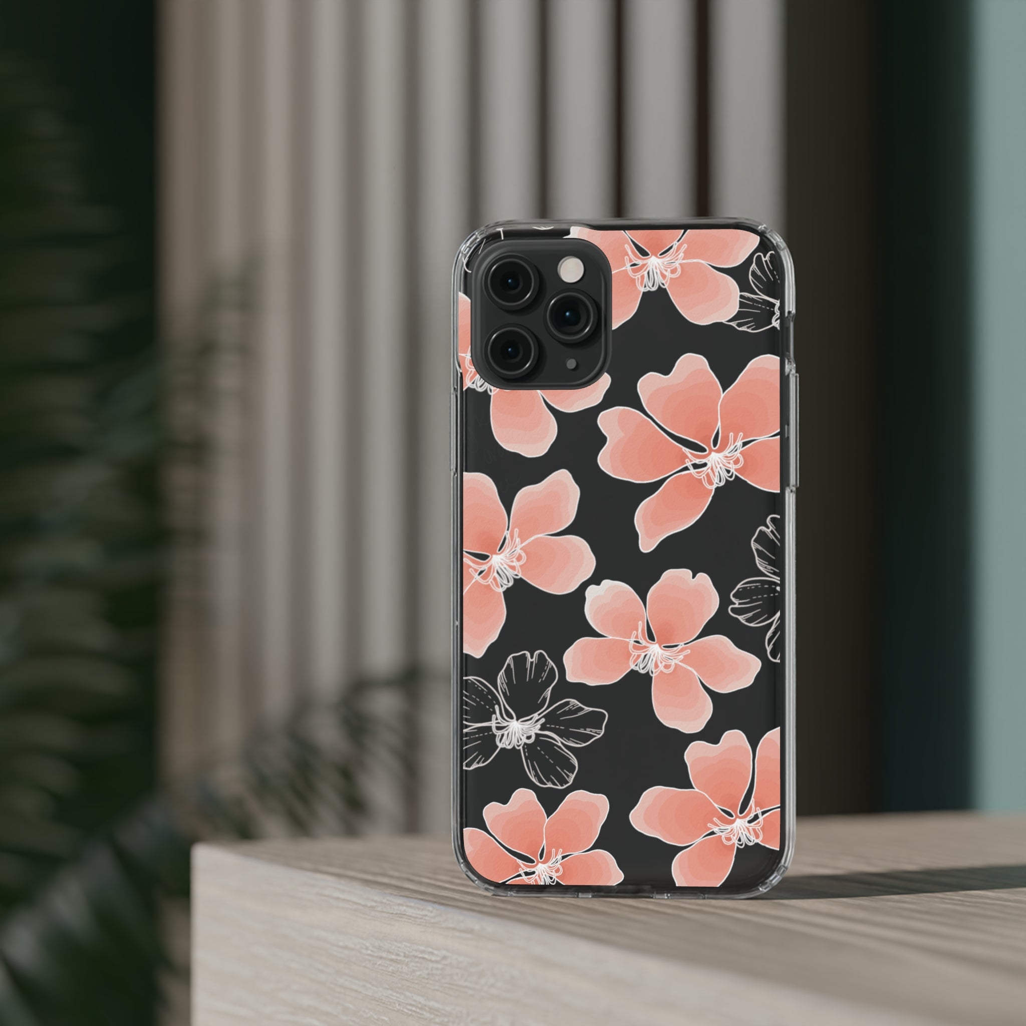 Hong Kong Orchid Clear Phone Case - Slim Protective Cover for iPhone & Samsung | Perfect for Everyday Use, Travel & Gifting