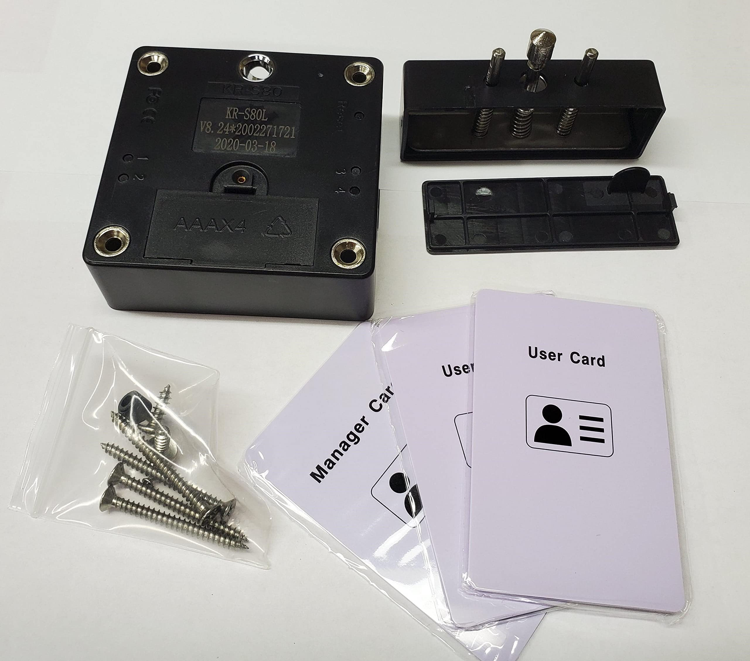 Lock Connection™ - Bluetooth & RFID Hidden Cabinet/Drawer Lock (13.56MHz) - Smart Home Security for Jewelry, Documents & Valuables