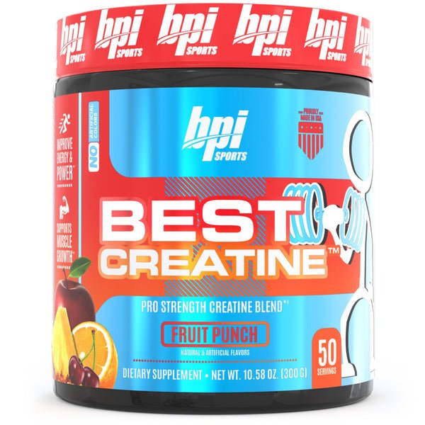 BPI Sports BEST Creatine Monohydrate Powder - Premium Muscle Builder for Strength & Recovery | Ideal for Gym, Workout & Bodybuilding