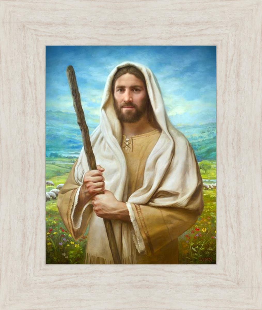 Feed My Sheep by Howard Lyon - Inspirational Christian Art Print for Home, Office & Church Decor - Perfect for Gifts & Spiritual Encouragement
