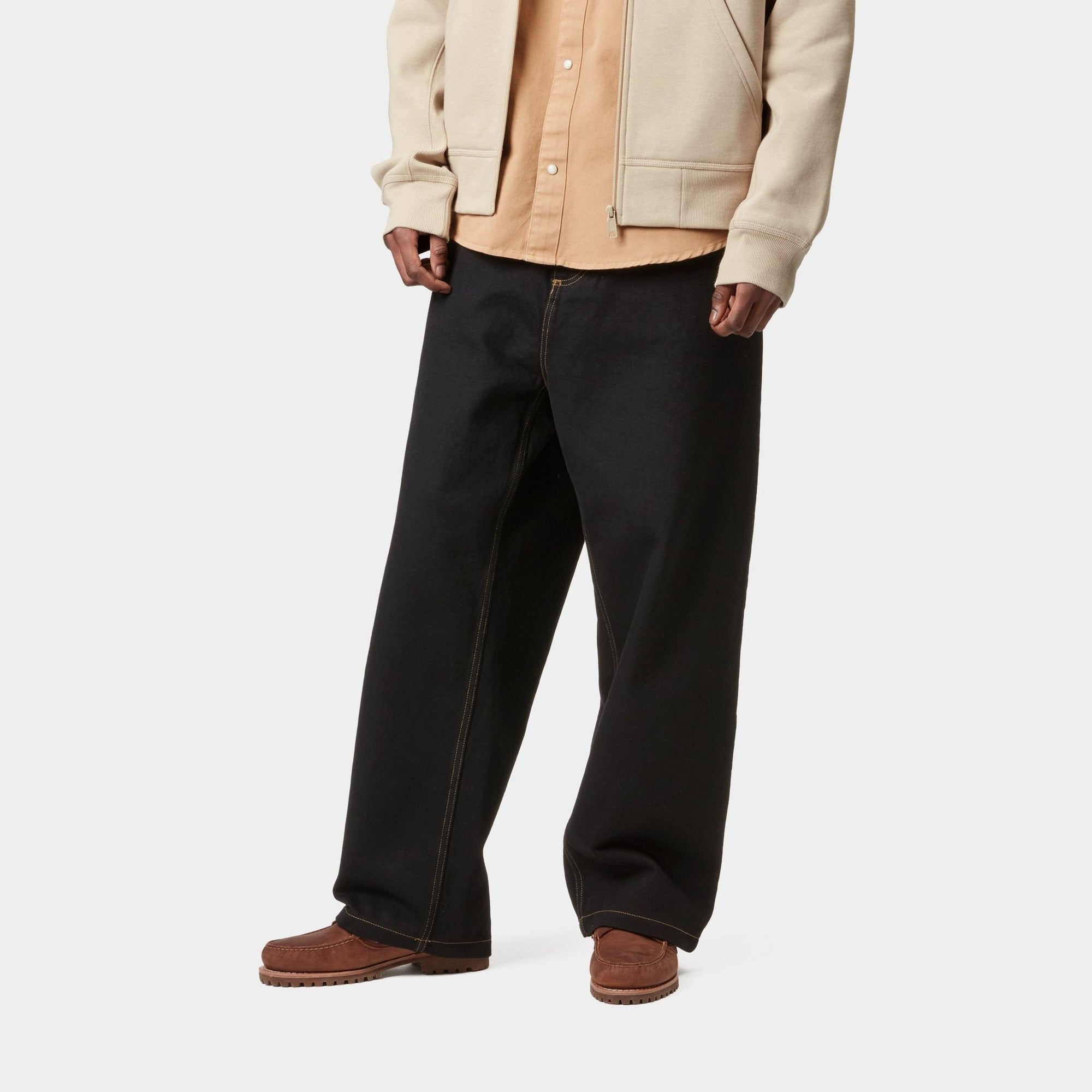 Brandon Men's Casual Pants - Black (Rinsed) | Comfortable & Stylish for Everyday Wear, Work, and Outdoor Activities