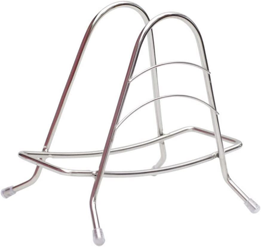 Premium Stainless Steel Cutting Board Holder - LENITH Triangle Wire Rack for Kitchen Storage & Organization | Space-Saving Chopping Board Stand for Countertop, Cabinet, or Pantry Use