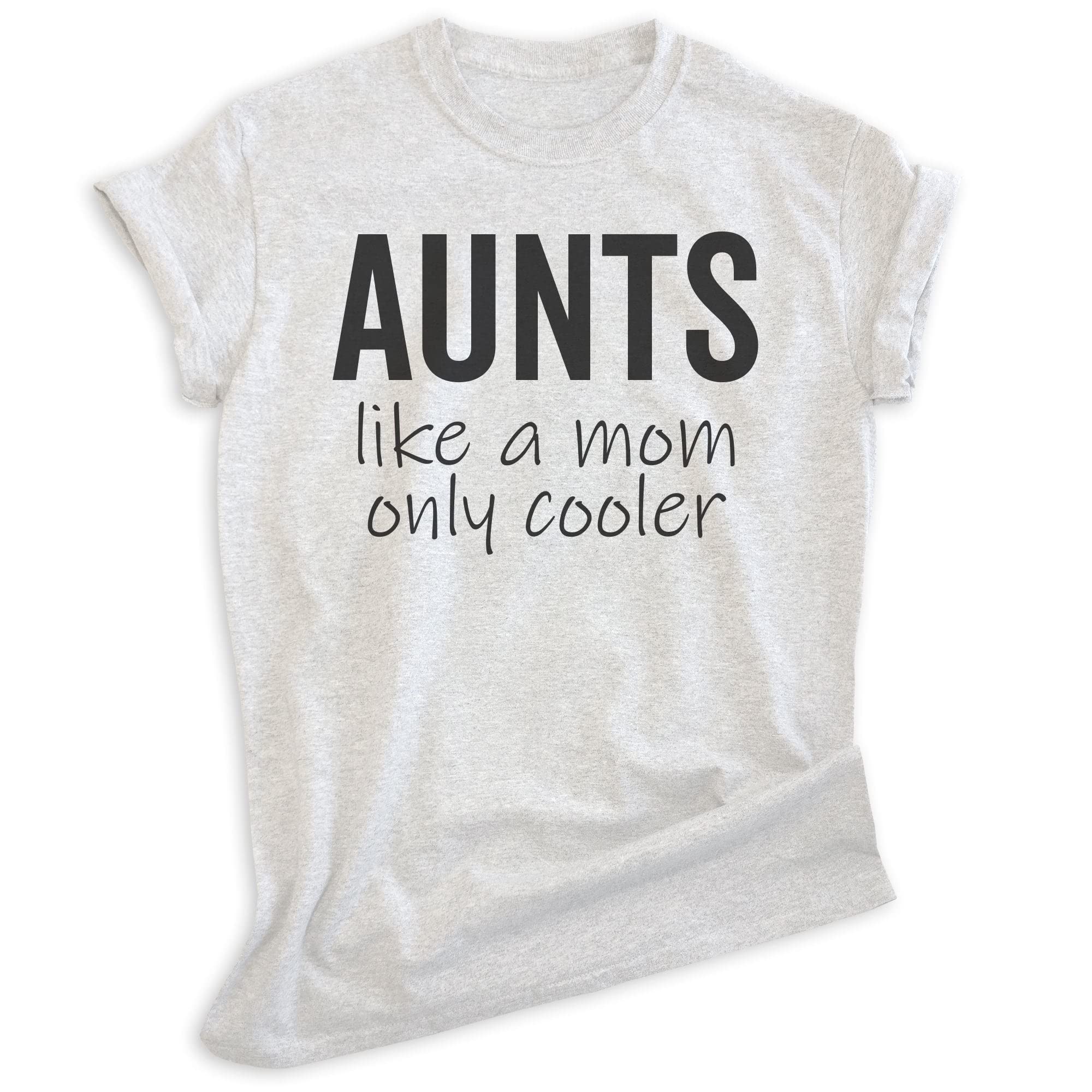 EVERTREE CLOTHING Cool Aunt T-Shirt - Funny Unisex Women's Shirt for Aunts & Auntie - Perfect Gift for Mother's Day, Birthday & Family Reunions - Great for Casual Wear, Gifts & Special Occasions