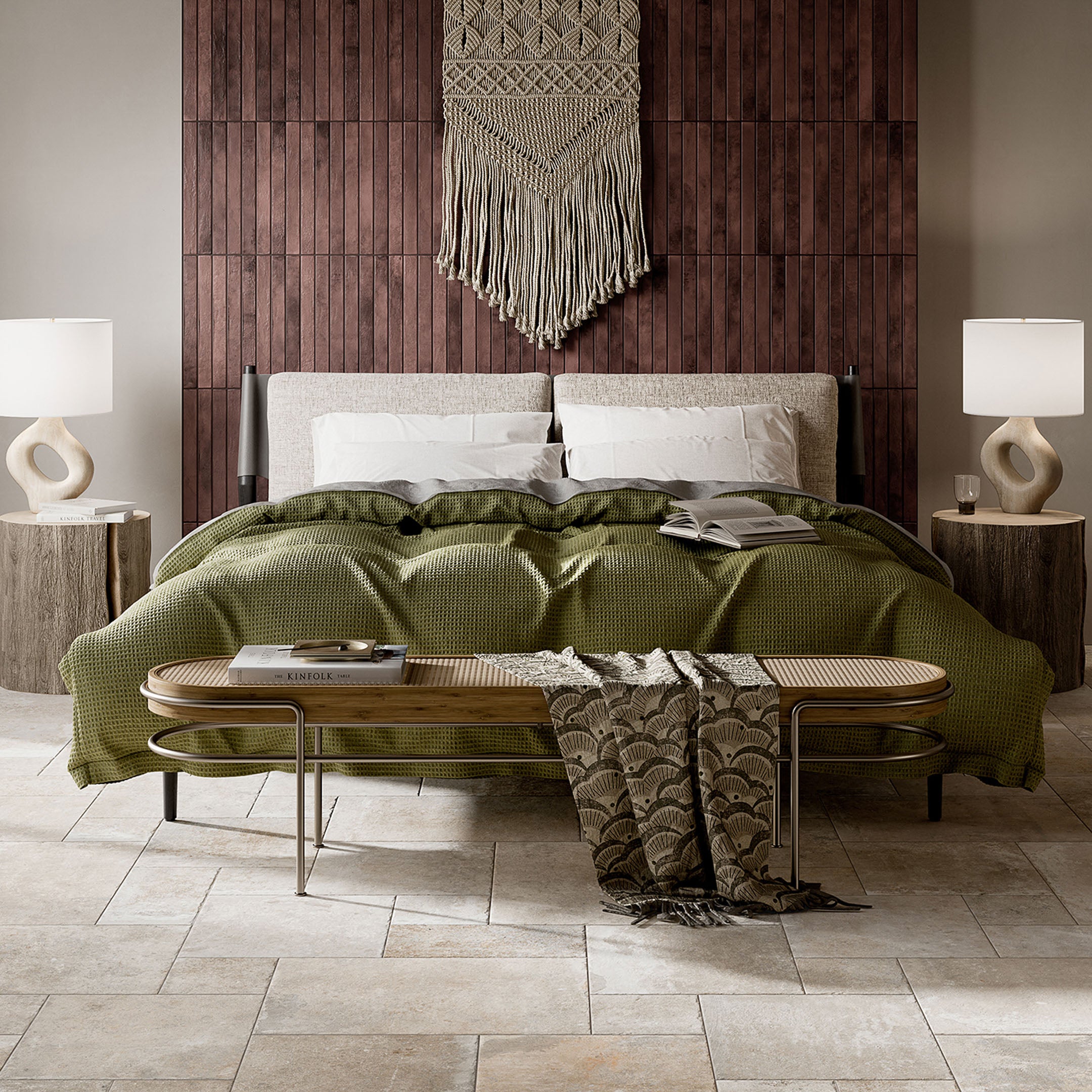 Premium Windsor Travertine Versailles Pattern French Orange County Tile – Perfect for Kitchen Backsplash, Bathroom Flooring & Outdoor Patio Design