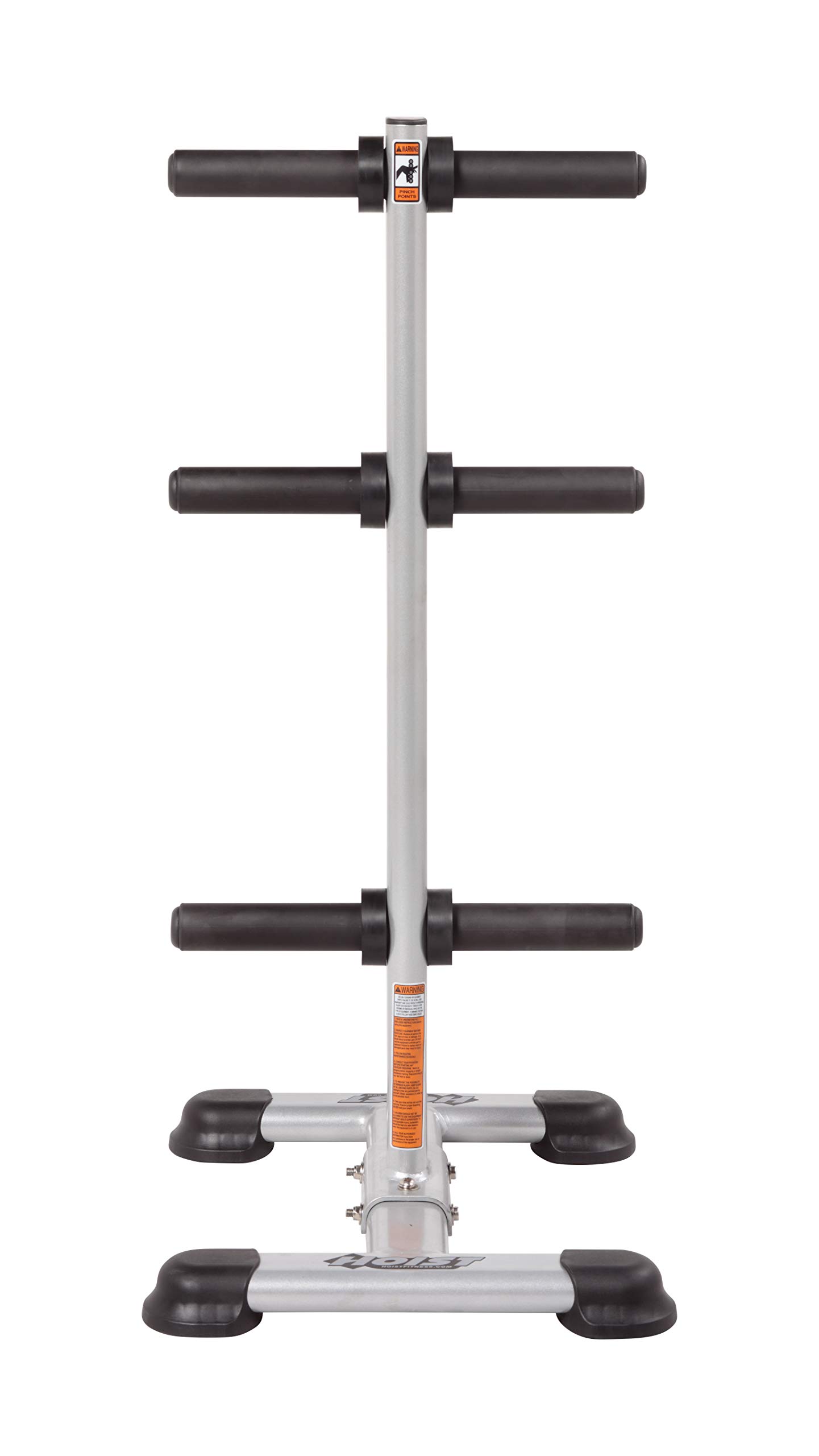 HOIST Fitness Weight Plate Holder Tree - Heavy Duty Weight Storage Organizer for Home Gym, Holds Standard Olympic & Bumper Plates (Plates Not Included) - Perfect for Garage Gym, CrossFit & Strength Training Workouts
