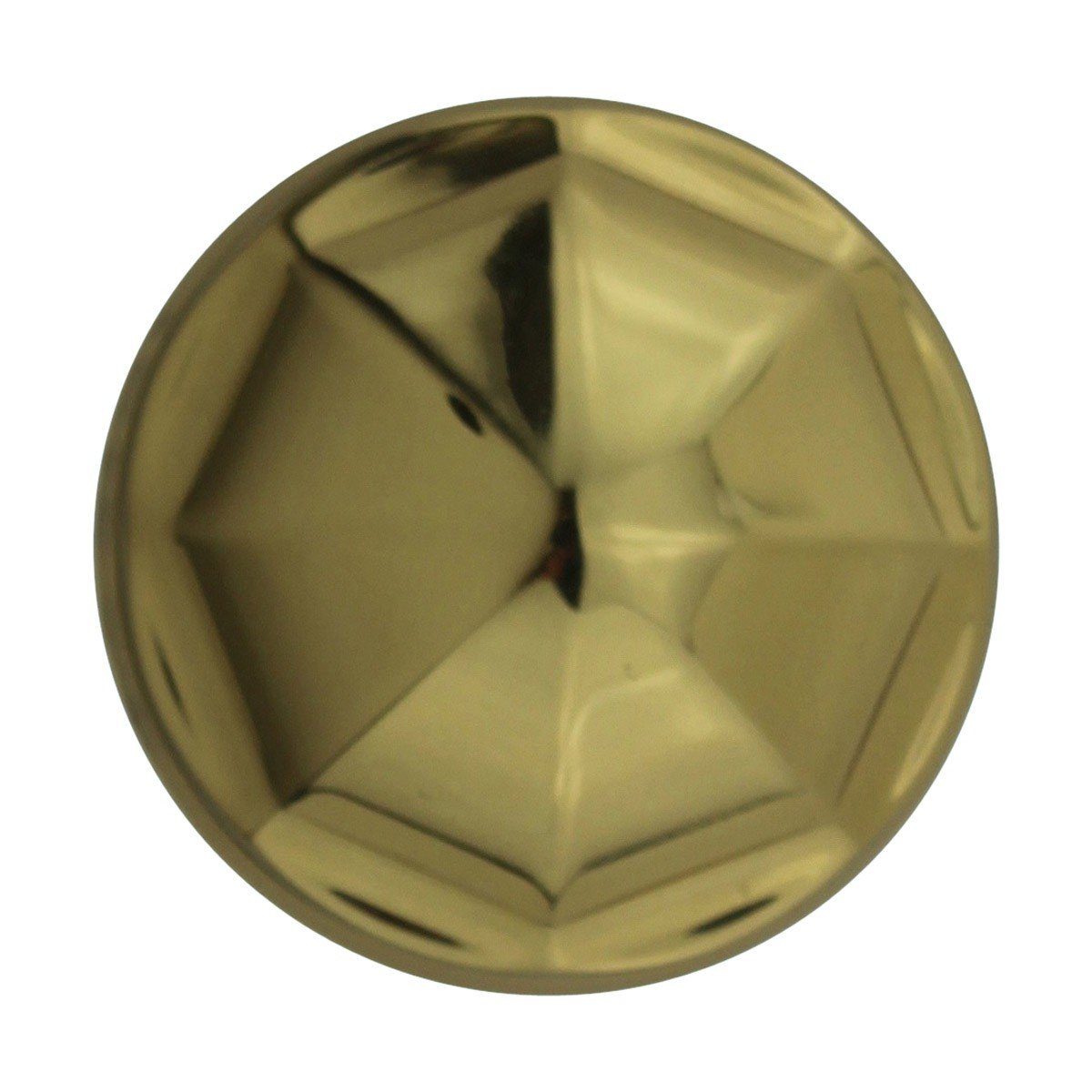 Bright Brass Cabinet Knobs - 1 1/4