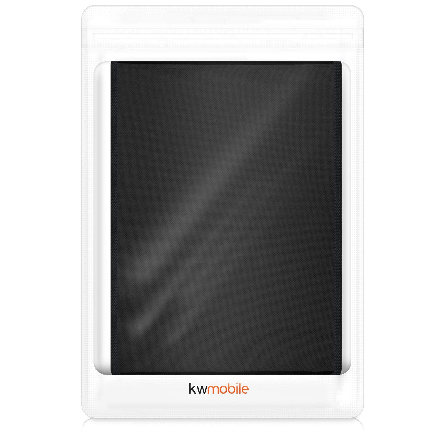 kwmobile 65 Inch TV Dust Cover - Black Fabric Screen Protector for Indoor Flat Screen TVs | Perfect for Living Room, Bedroom & Home Theater Protection