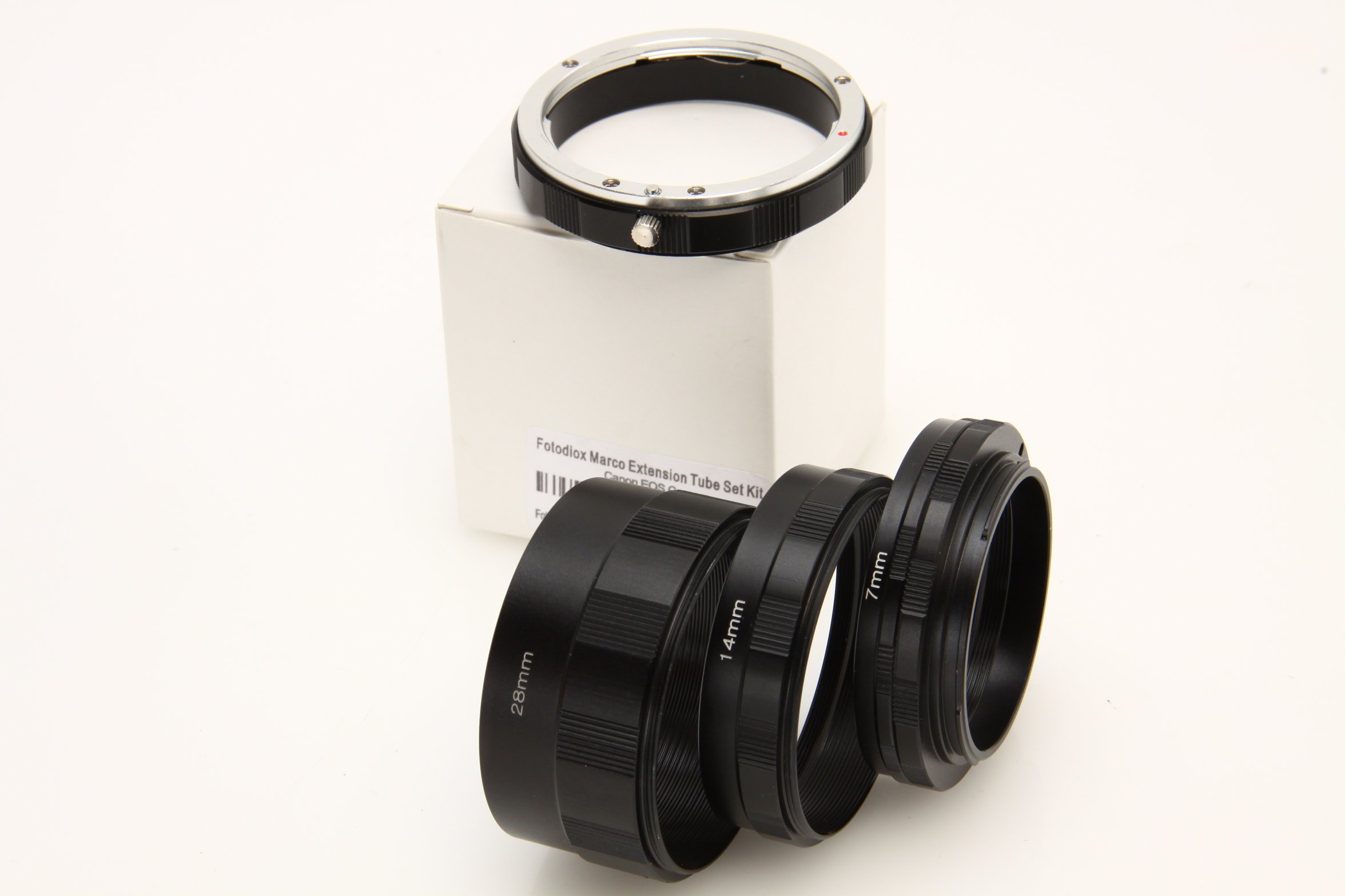 Fotodiox Macro Extension Tube Set for Canon EOS EF/EF-S Mount - Compatible with Rebel, 5D, 7D & More DSLR Cameras - Extreme Close-Up Macro Photography Accessory for Insects, Flowers & Small Objects