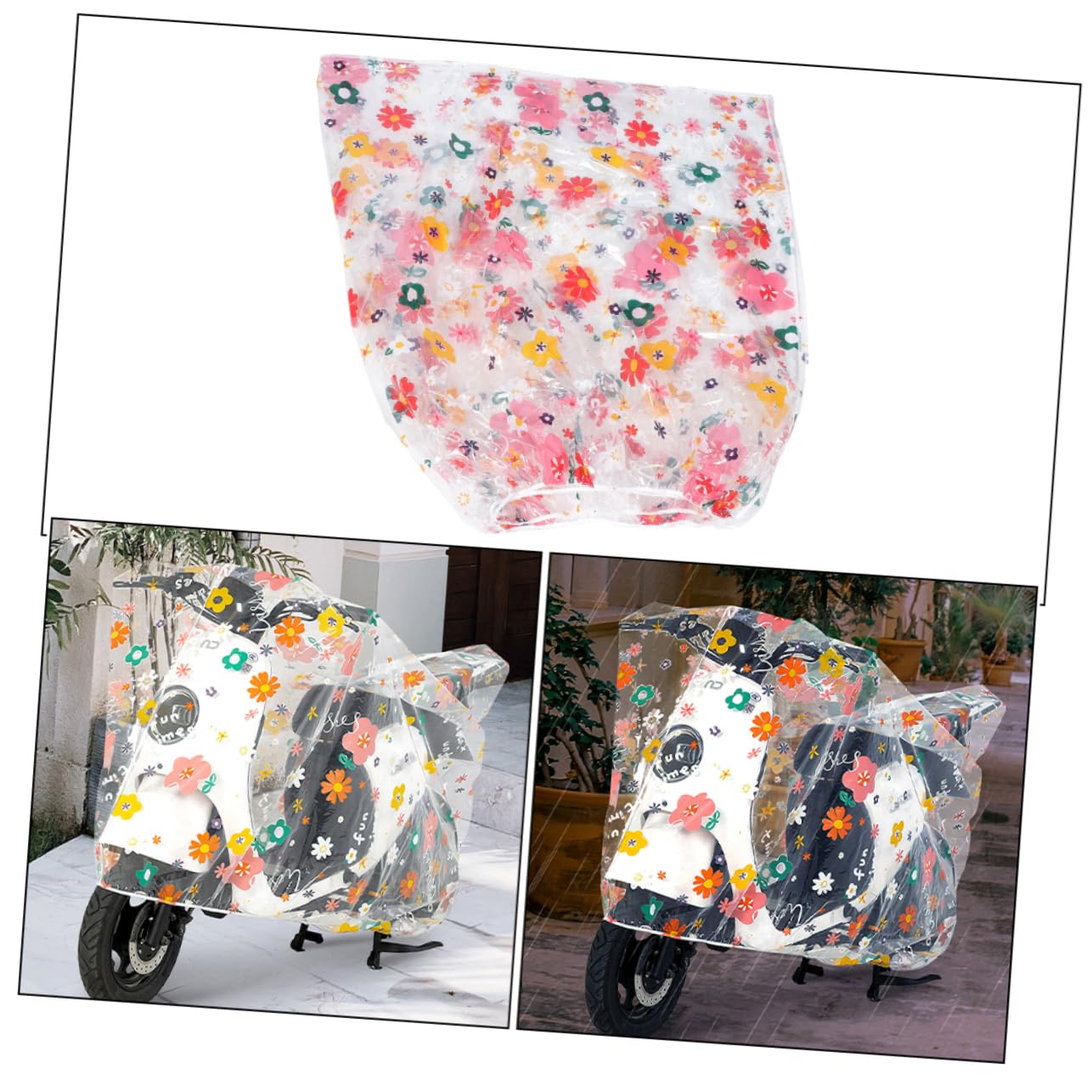 FOYTOKI Waterproof Bike Cover for Motorcycle, Mountain Bike, Tailgate - All Weather Protection for Outdoor Storage & Travel