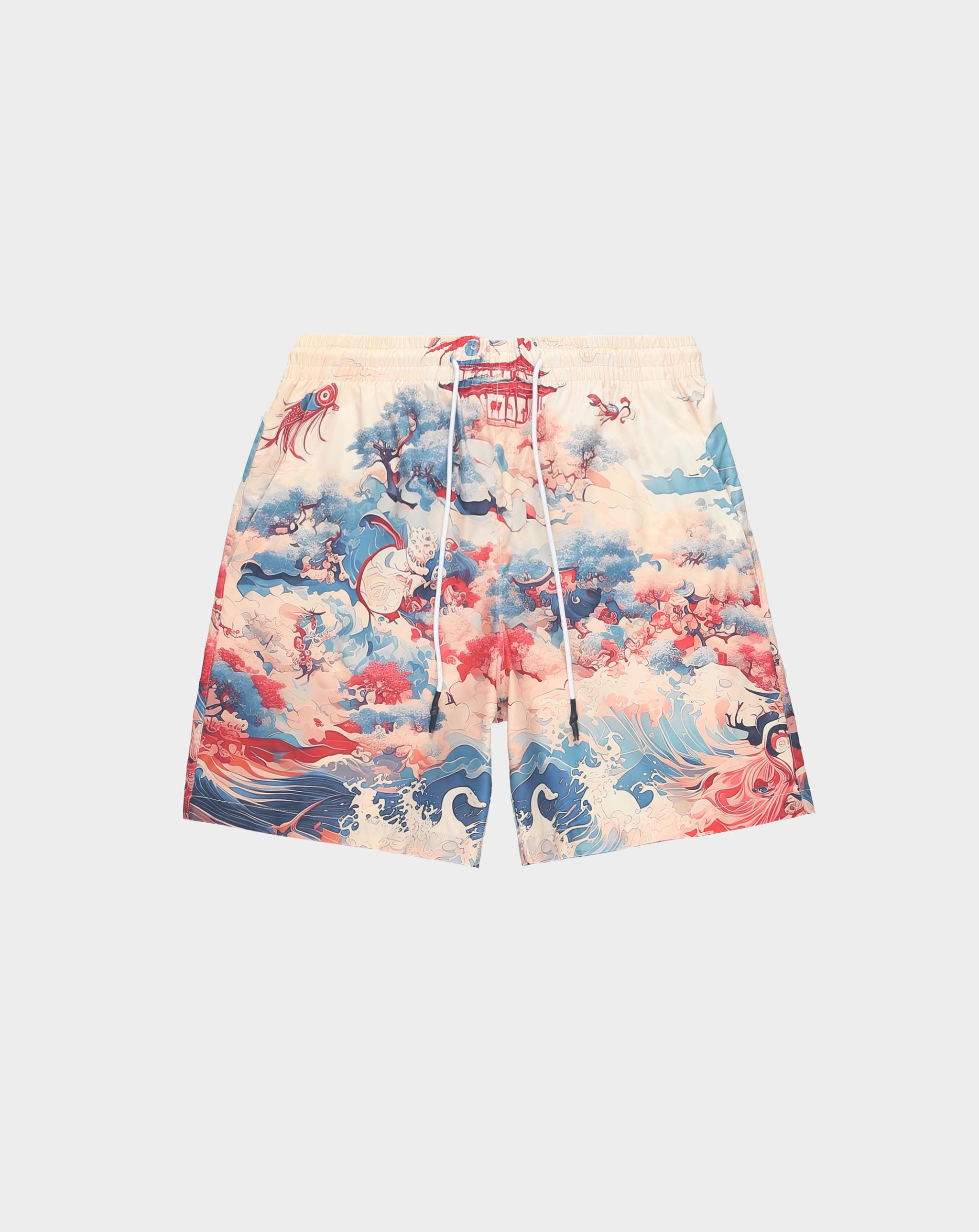 Trendy Graphic Print Shorts for Women - Stylish & Comfortable Summer Casual Shorts - Perfect for Beach, Gym, and Everyday Wear