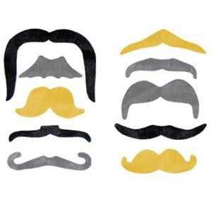 Bulk Moustache Mix - 250 Count Mustache Wax Sticks for Beard Grooming & Styling - Perfect for Cosplay, Halloween Costumes & Themed Parties