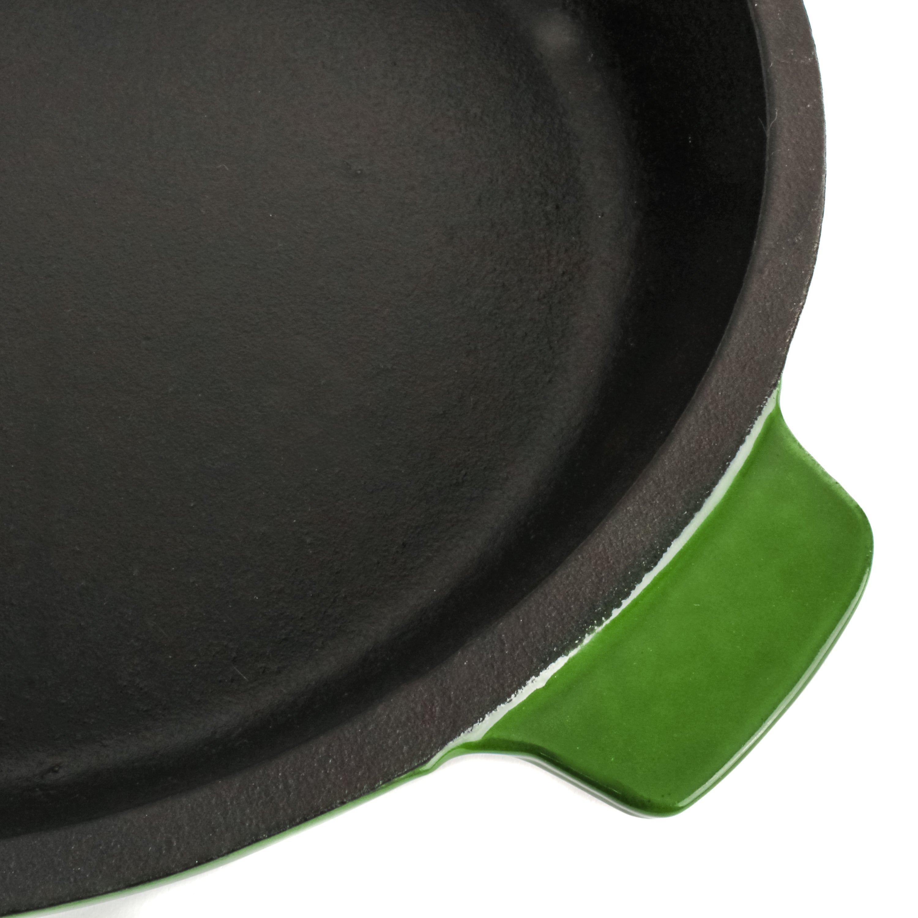 BergHOFF Neo 2-Piece Cast Iron Cookware Set - 10-Inch Fry Pan & 11-Inch Grill Pan, Nonstick & Oven Safe, Green - Perfect for Stovetop, Grill & Oven Cooking
