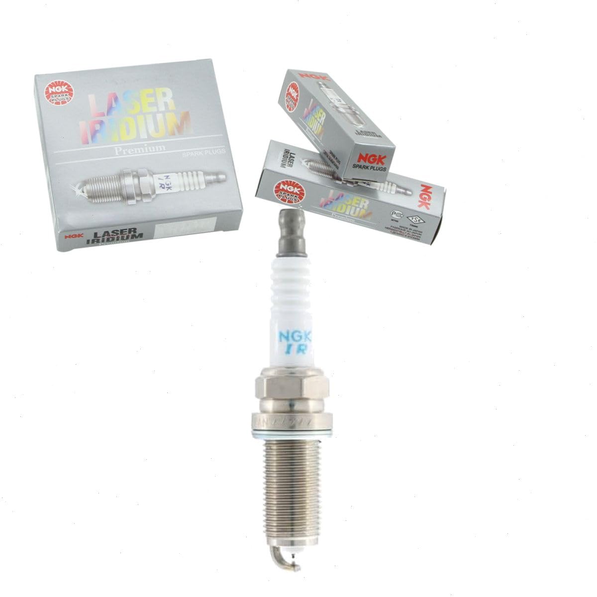 NGK DILFR6D8D Laser Iridium Spark Plug - High Performance Ignition for Cars, Trucks & SUVs | Perfect for Honda, Toyota, Nissan & More | Improves Fuel Efficiency & Engine Power