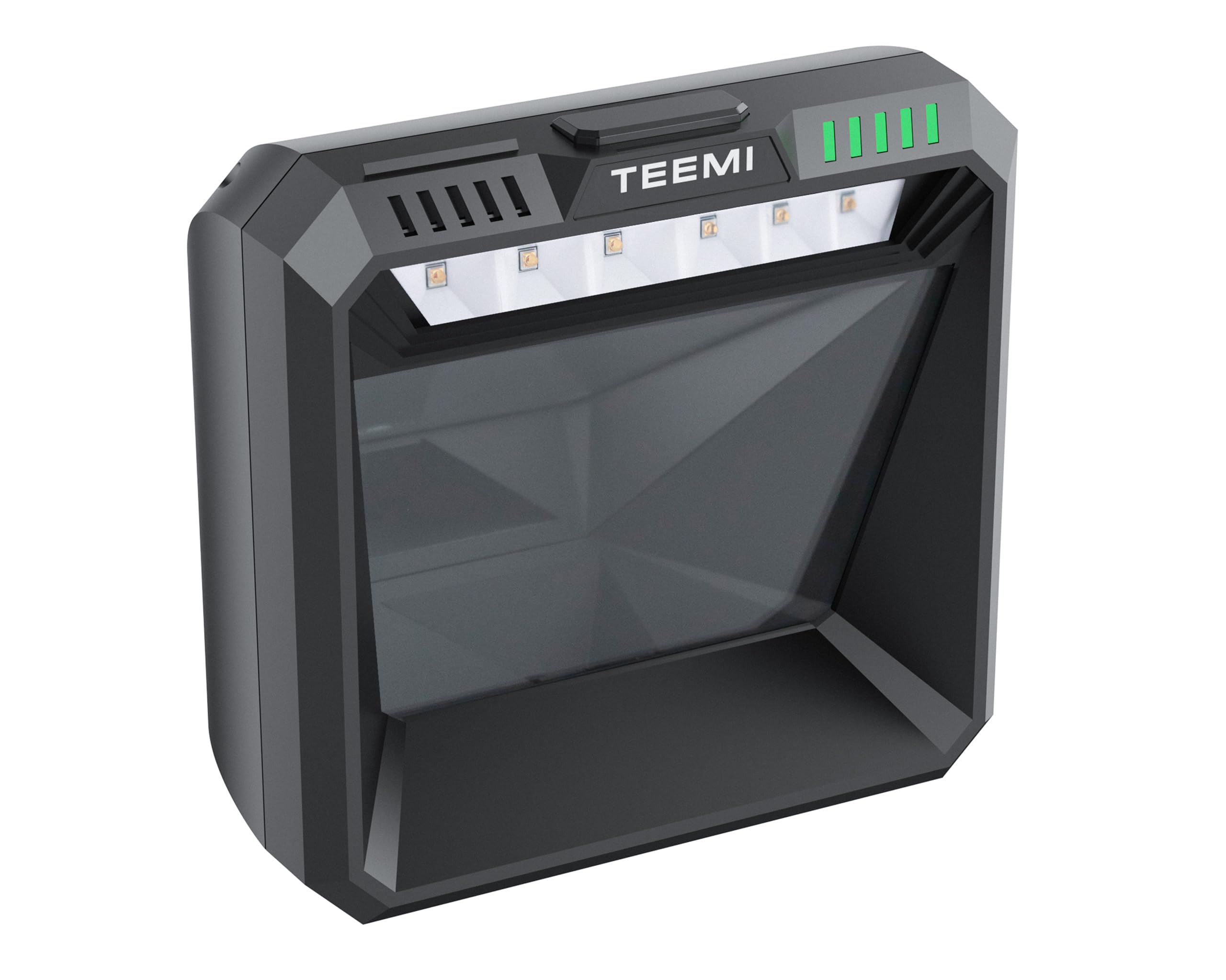 TEEMI 2D QR Barcode Scanner - High Resolution 1MP Global Shutter, USB Wired Virtual COM Port, Omni-Directional Reader for Retail, Pharmacy, Kiosk - Perfect for Inventory Management & Point of Sale Systems