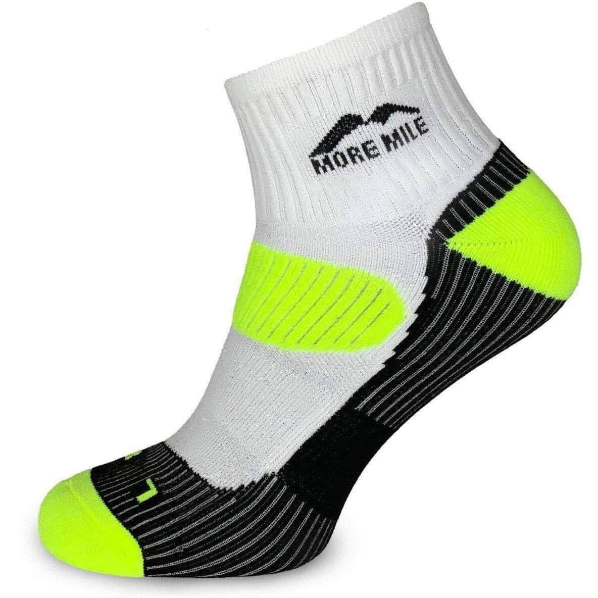 HCLIFE More Mile Men's London Cushioned Running Socks - 3 Pair Pack with Compression Arch Support, Breathable Mesh Zones, Lightweight & Durable for Marathon, Gym & Everyday Wear